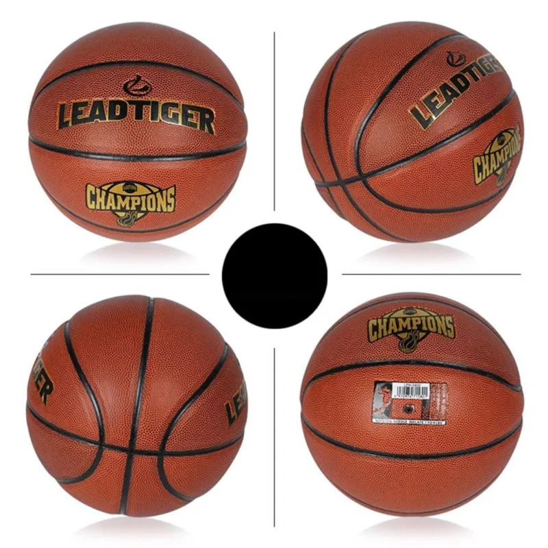 Leading The Way PU Basketball Brown Size 7 Training Unisex-4
