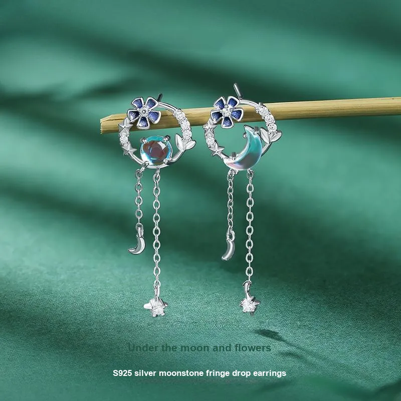 Diamond International 925 Sterling Silver Earrings Women's-2