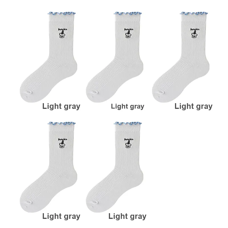 H YXIANG Mid Calf Socks Women's Combo Set-31