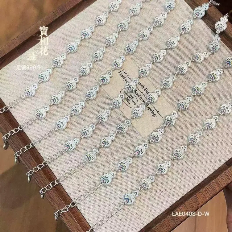 AITAO 999 Fine Silver Pure Silver Bracelets Women's-3