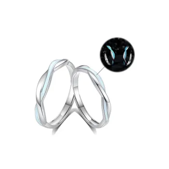 BING STUDIO S999 Fine Silver Rings Unisex