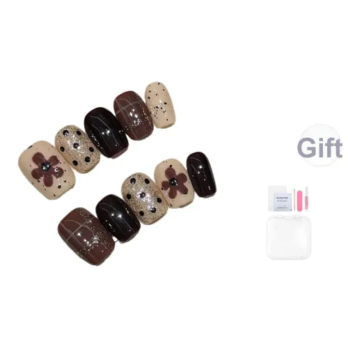 Song Biography Карамель Осветляющий Ручной рисунок Кошачий глаз Маленький цветок Гороховый узор Мода 15 мм Короткий ЛАДДЕР