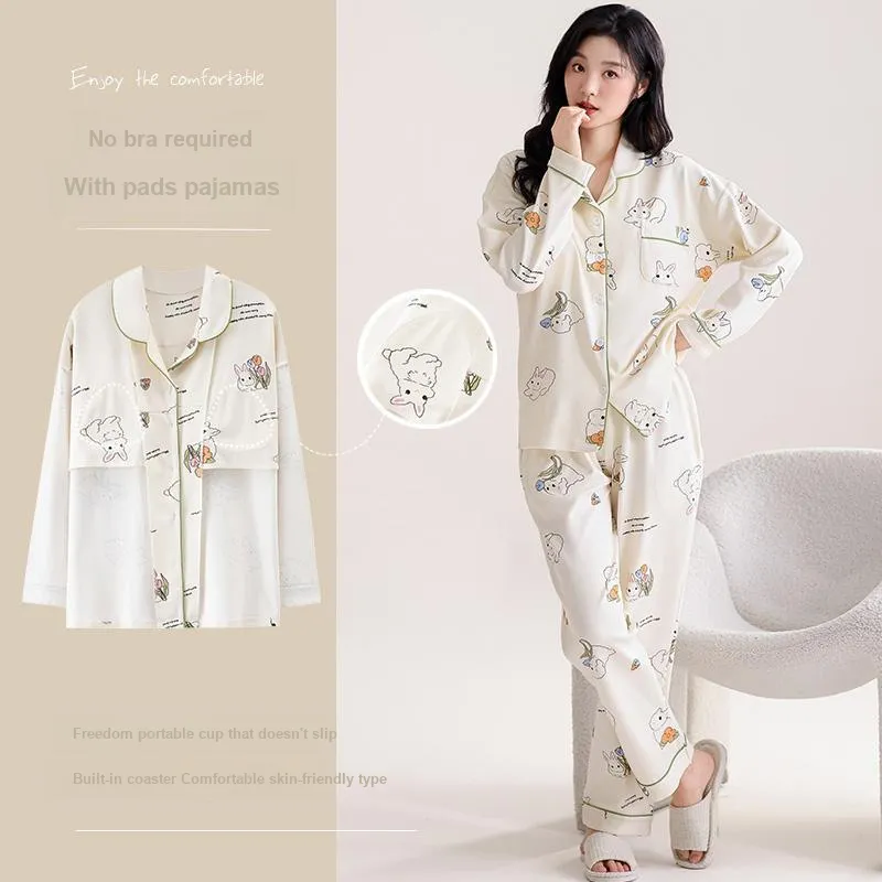 Pretty Lady Pajama Set Women's Ecru-1