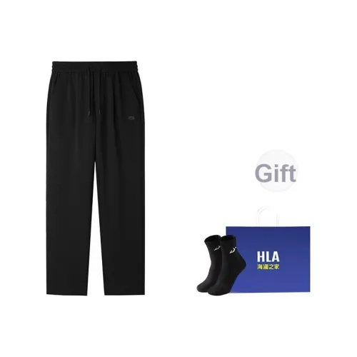 HLA Кружево Вверх Конический Эластичный Дышащий Удобный Модный тренд Спортивный Салон Travel outdoor Sports Casual Брюки Мужские