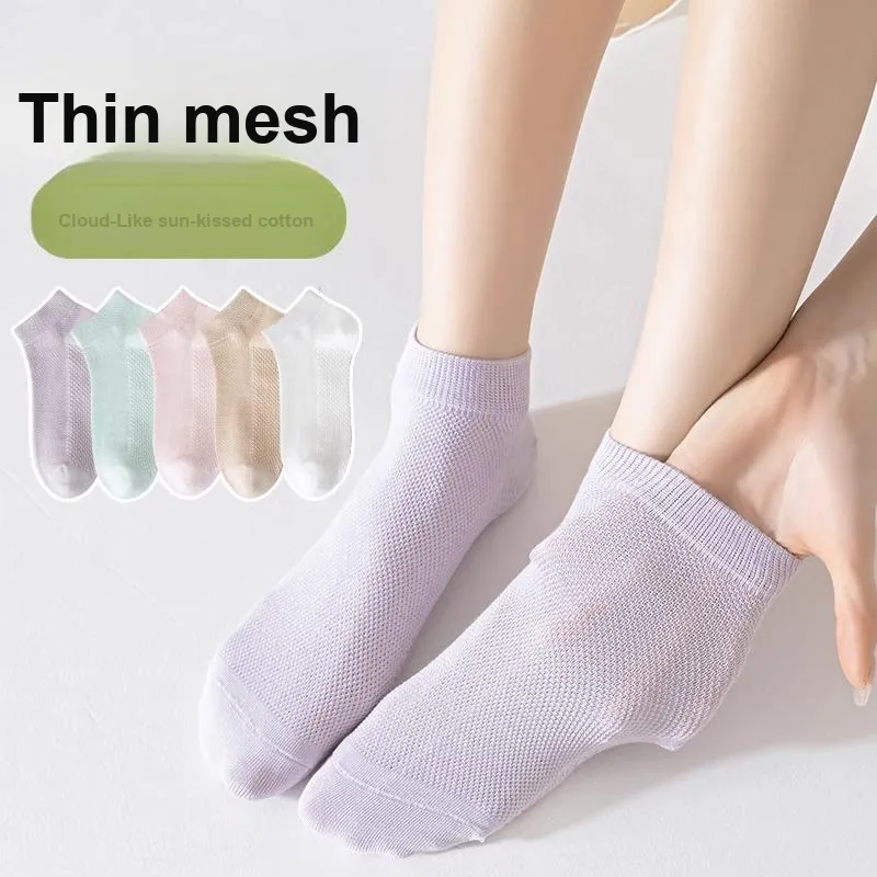 Lan Miao No Show Socks Women's 5 Pack-17
