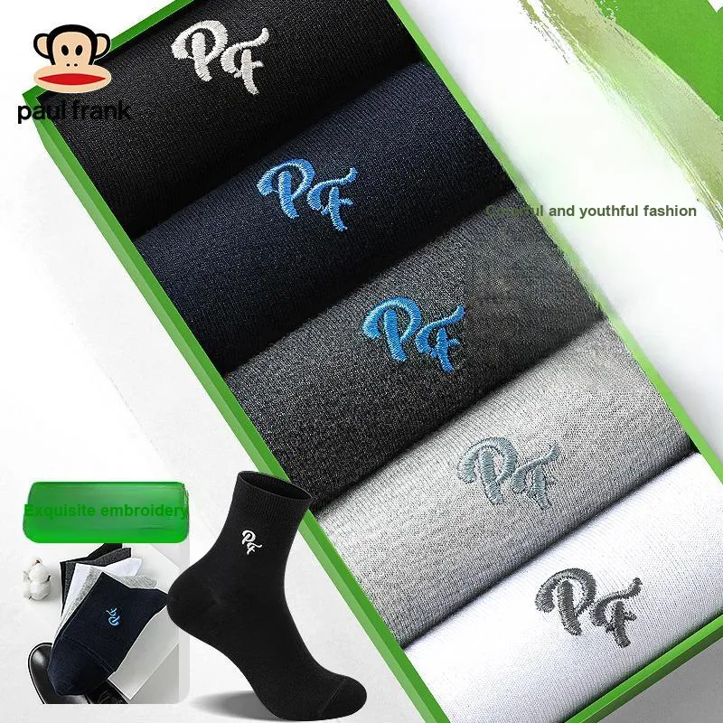 PAUL FRANK Mid Calf Socks Men's Box 5 Pack-16
