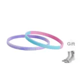 Gradient Pink Blue+Gradient Purple[2 Pack]with Basketball Socks Included
