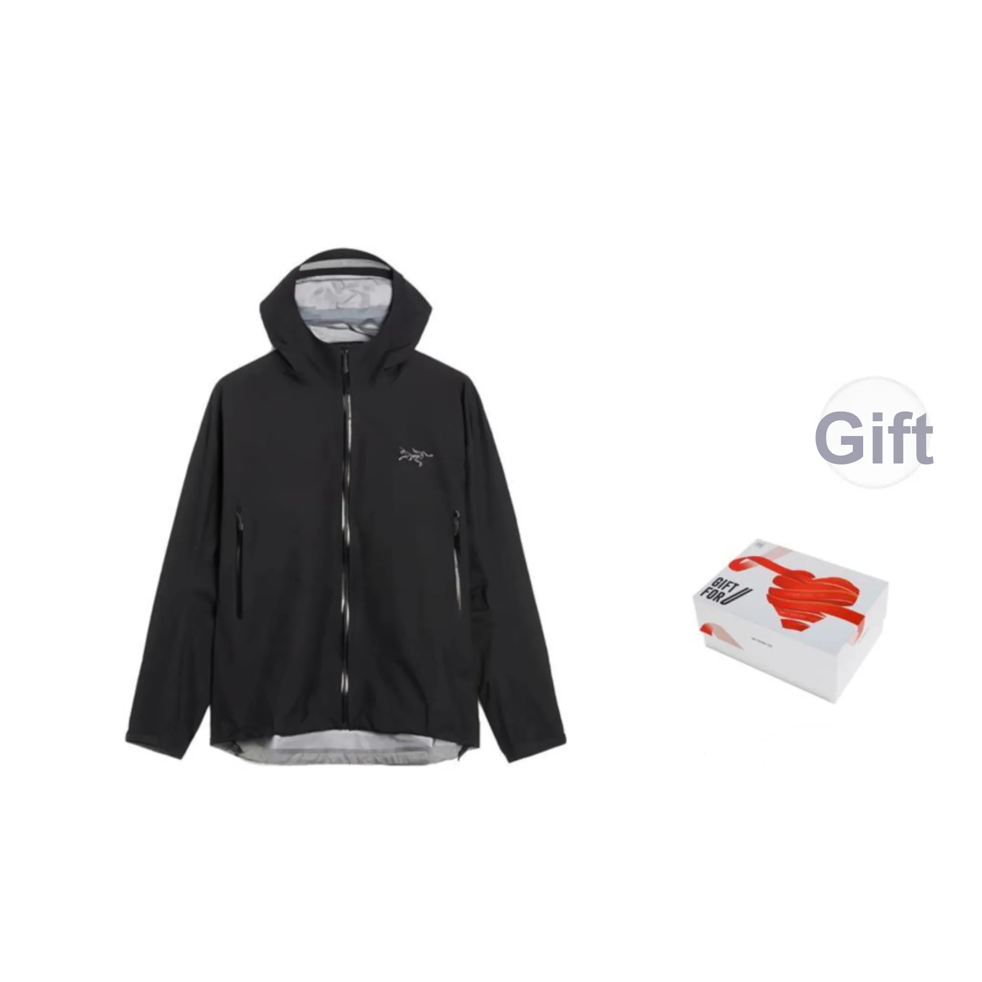 Arcteryx BETA Windbreaker Jackets Men's Black Box Included