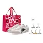 Classic White/Cool Gray/Black[Pink Shopping Bag+Keychain]