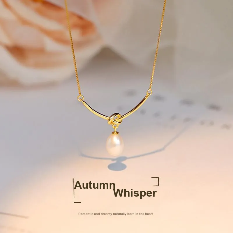 JINLIUFUJIXIANG Freshwater Pearl Necklaces Women's-2