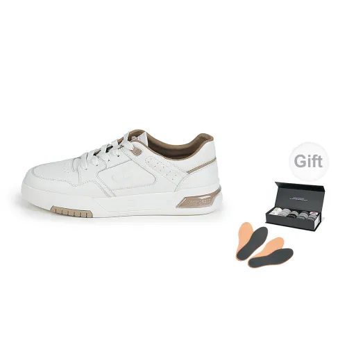 LIPAULT Skateboard Shoes Men Low-Top Off White