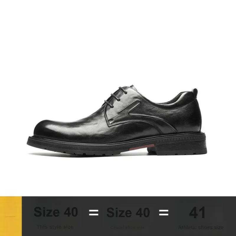 15 MINS Dress Shoes Men Low Top Black/Brown-7