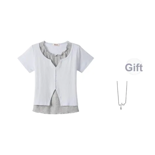 SHIEN Изображение Цвет С ожерельем Женские T-рубашки