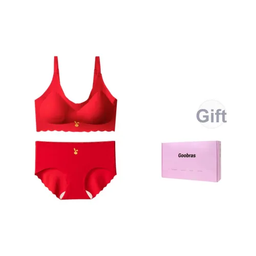 Goobras Комплект нижнего белья Женское Красное