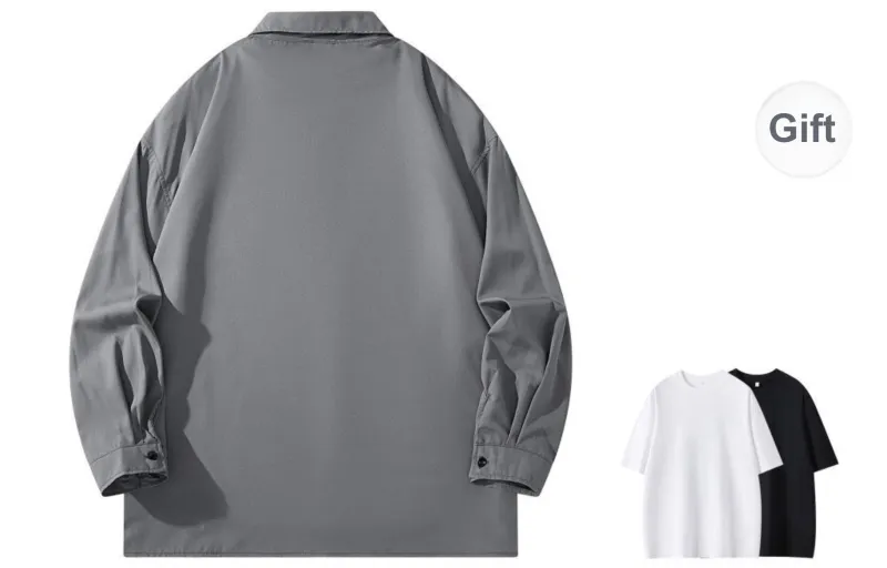 BOBBY ABLEY Shirt Coat Fall And Winter Unisex-157