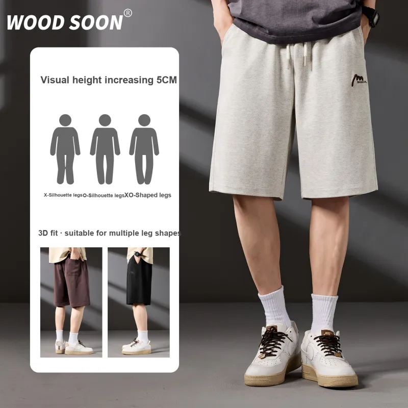 WOOD SOON Casual Shorts Unisex-3