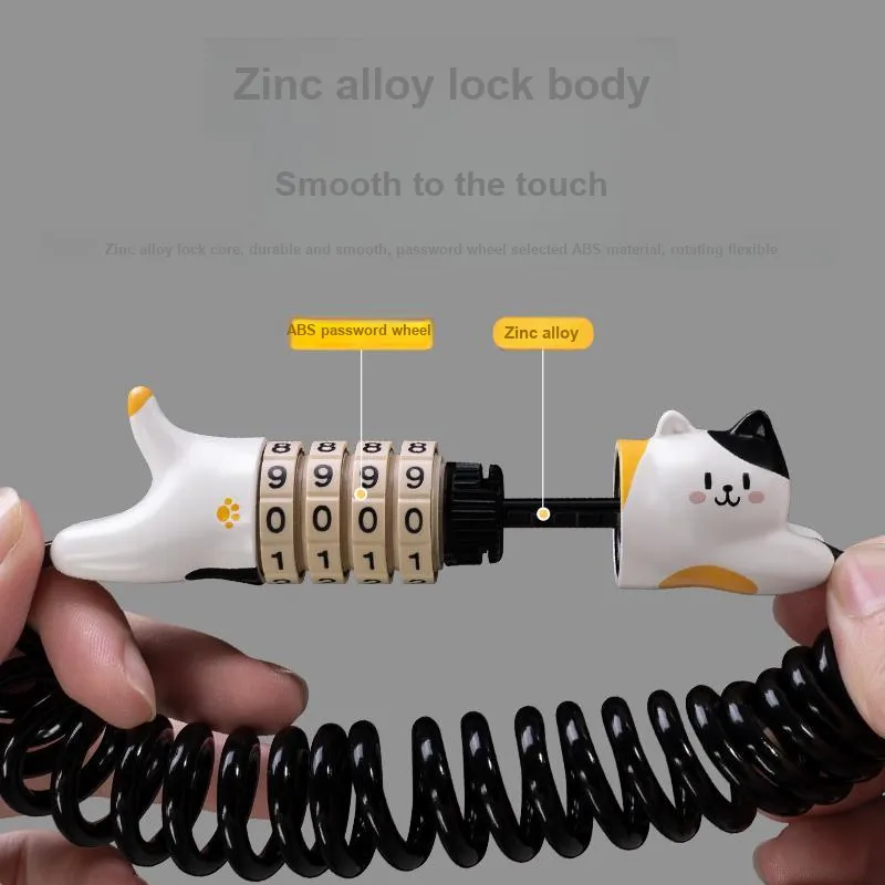 ROCKBROS Bicycle Locks Coded Lock-7