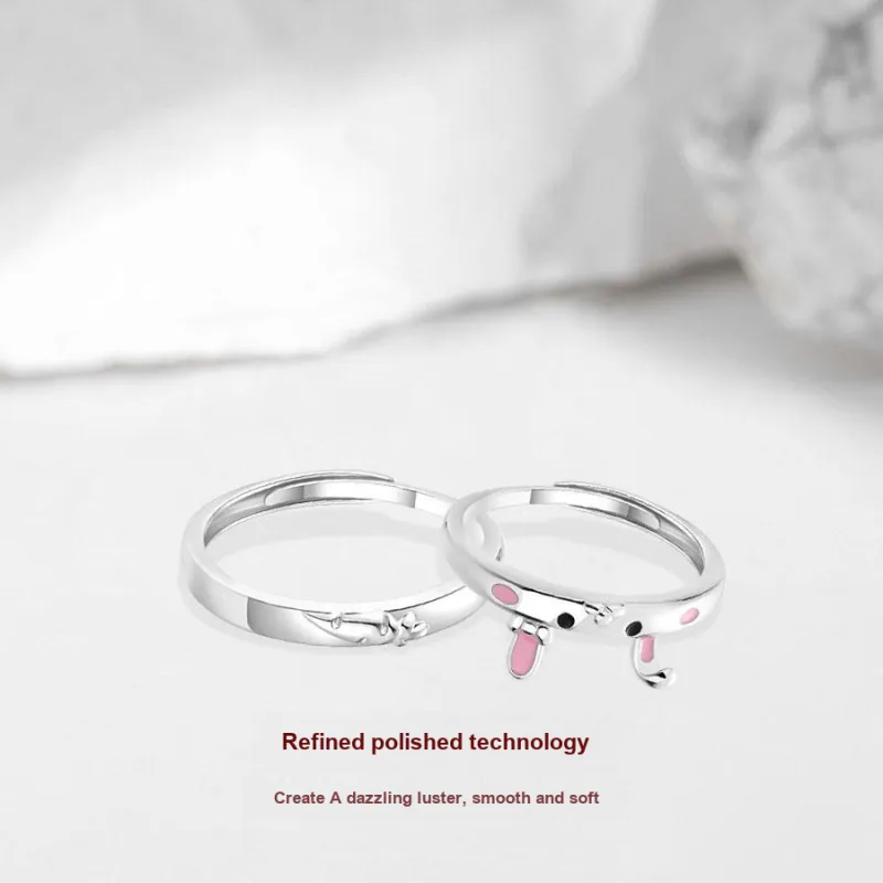 Master Kim Niche Luxury Premium Feel Adjustable Opening Ring Unisex-4