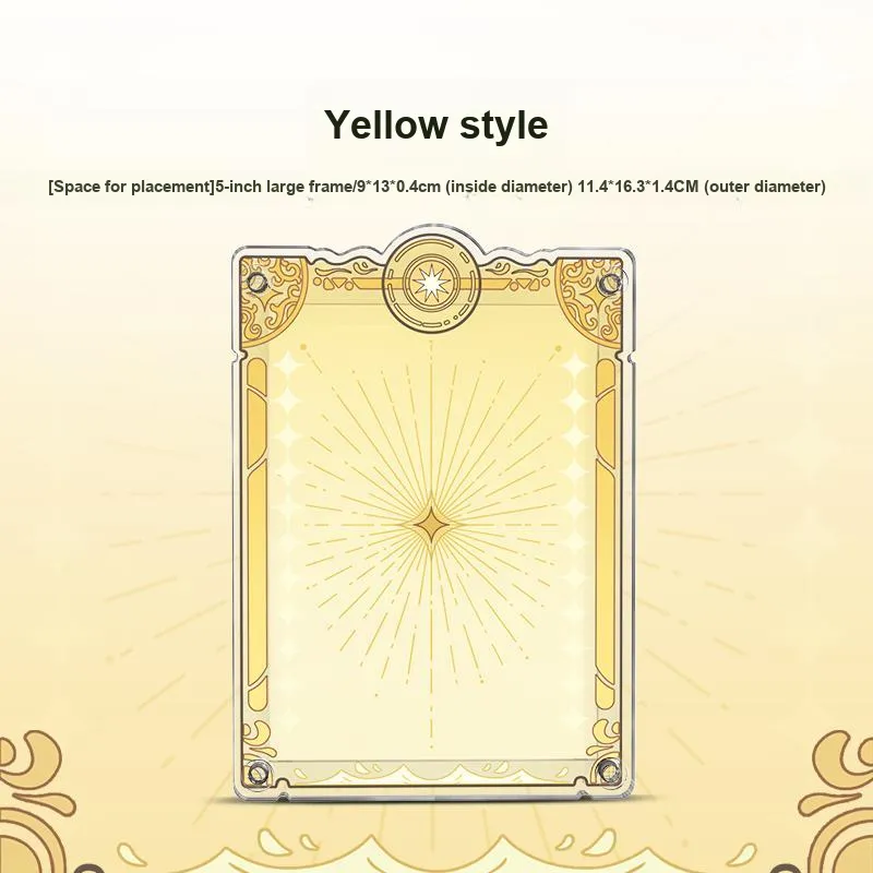 LIGHT YOUR BRICKS Le Yi Bao Compatible Guomei Anime Card Card Character Stand Acrylic Frame Protector Model Accessories-13