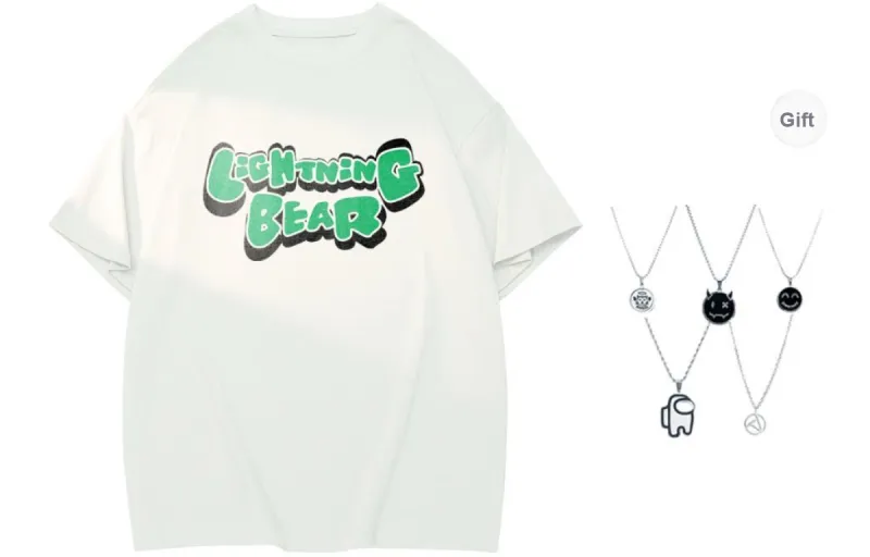 LIGHTNING BEAR T Shirts Unisex-4