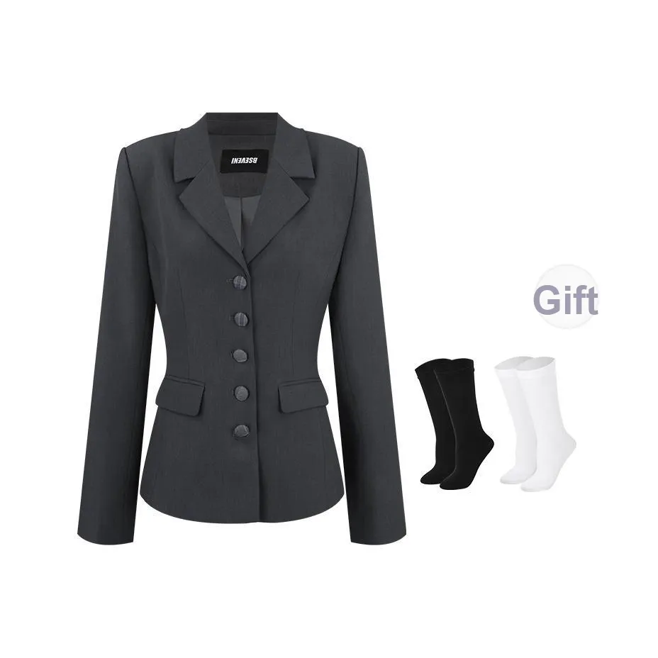BSEVENI Бизнес-костюм Куртка Женская Униформа