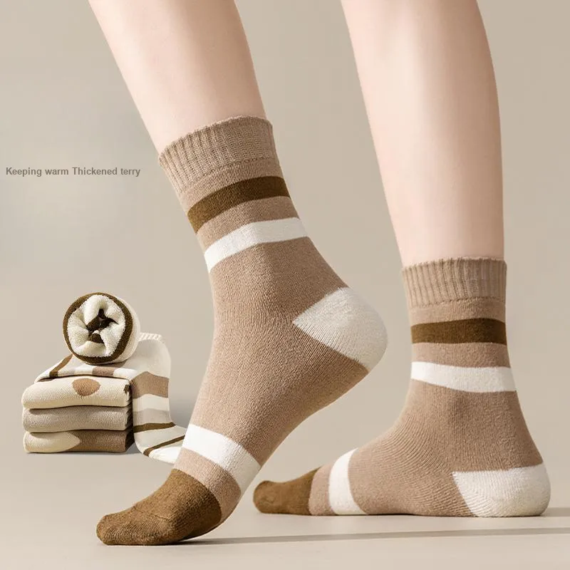 Lan Miao Mid Calf Socks Women's Combo Set-8