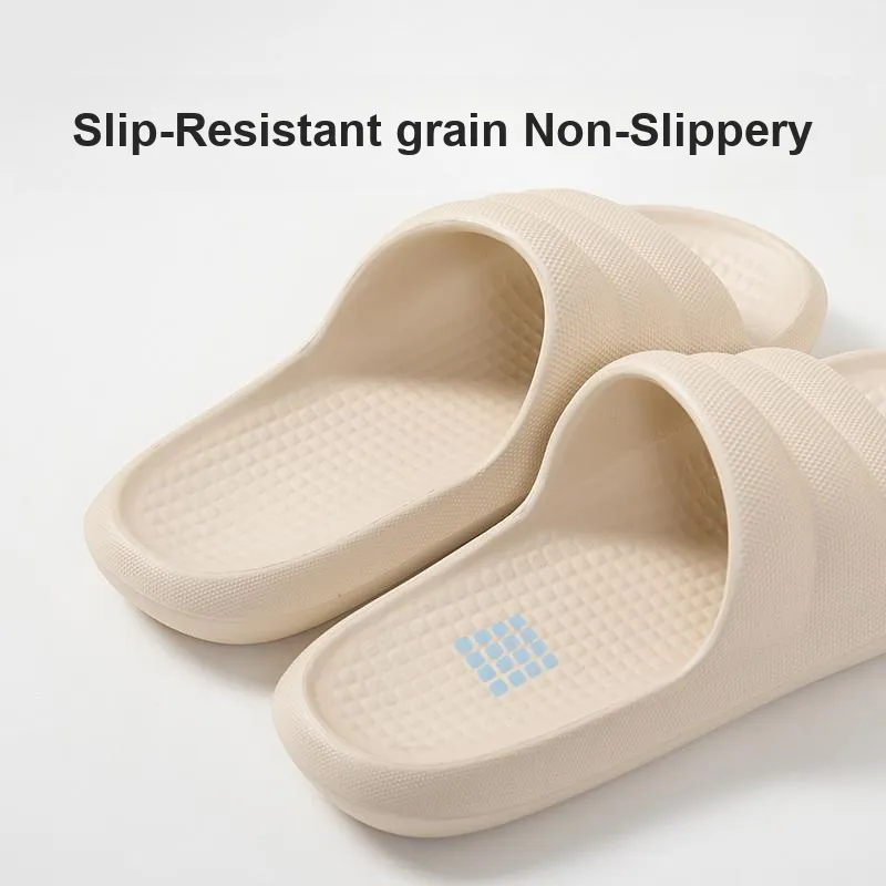 UTUNE Home Slippers Cream White-1