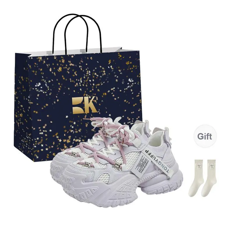 Boldi Kuki Slip Resistant Low Top Chunky Sneakers Women's-6