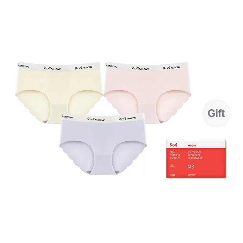 MIIOW Underpants Women's Shopping Bag 3 Pack-6