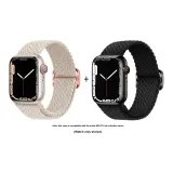 Apple Woven Strap-Starlight Speckles * Midnight Black