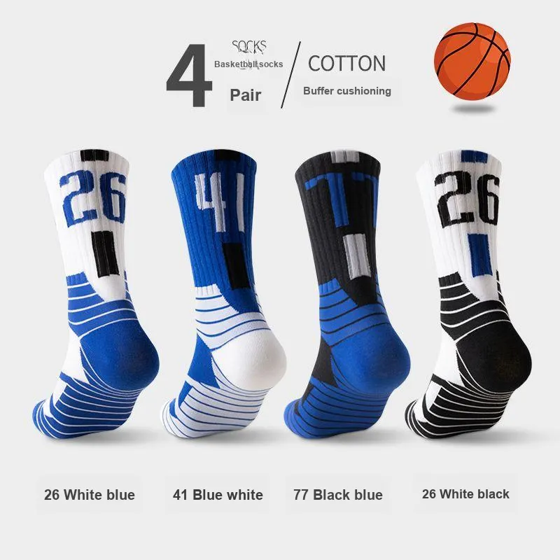 MIIOW Mid Calf Socks Men's 4 Pack-5