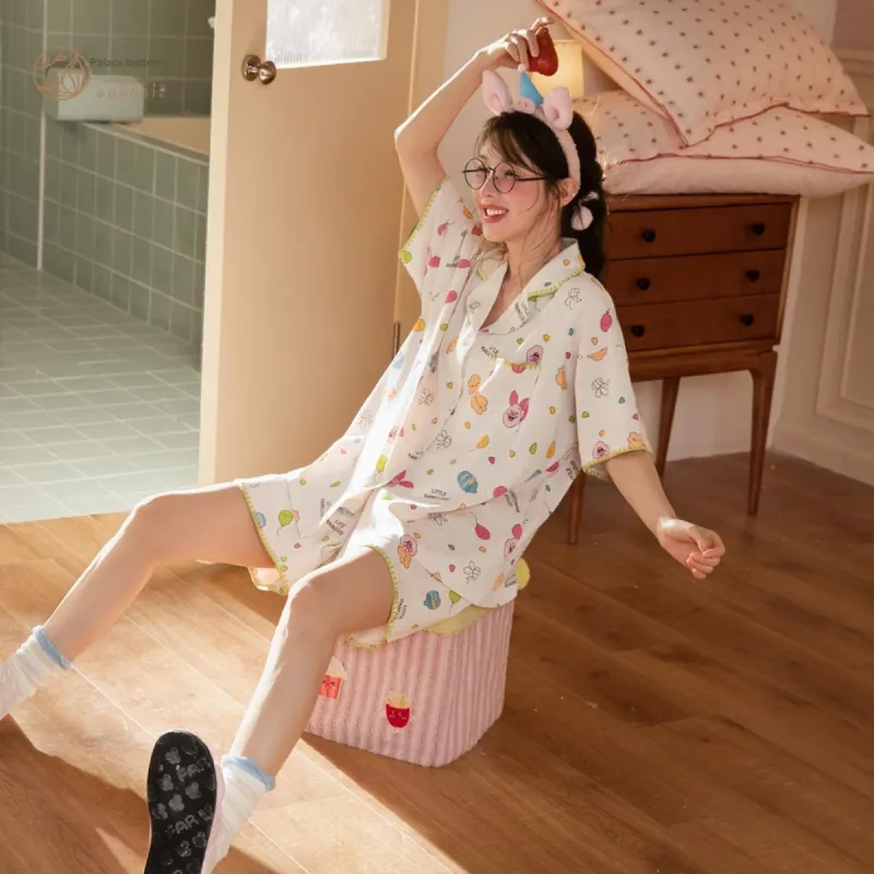 Gongdie x Disney Pajama Set Women's Gift Box Set-2
