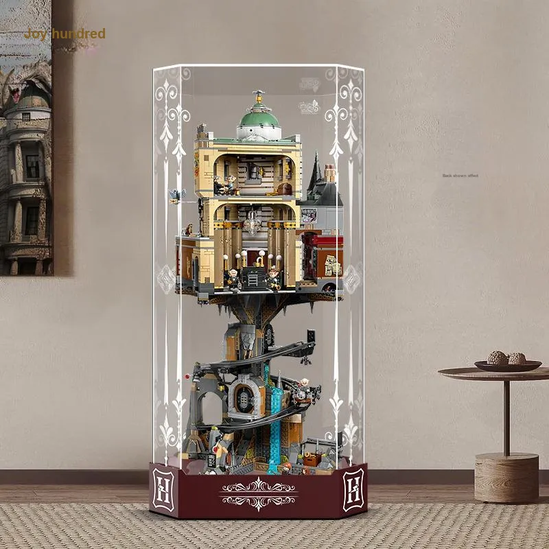 LIGHT YOUR BRICKS Joy Hundred Compatibility Building Block 76417 Harry Potter Gringotts Storage Box Model Accessories-19