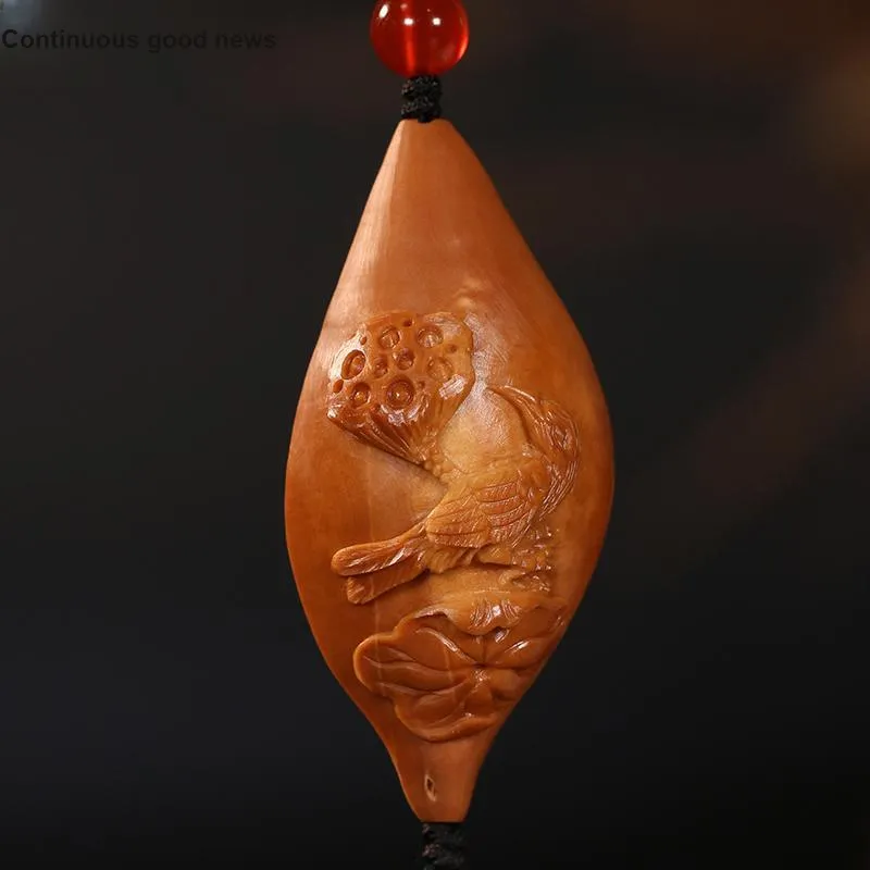 ZHOUPAI Olive Pit Pendants Unisex-11