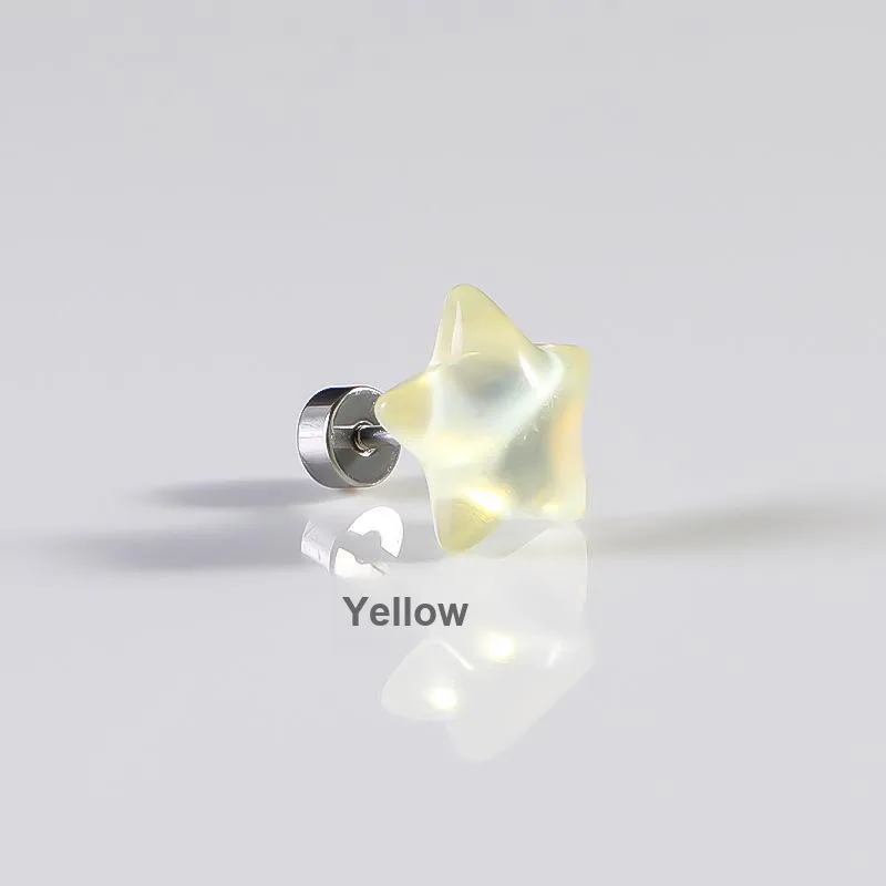PAYMERY Titanium Steel Stud Earrings Unisex-3