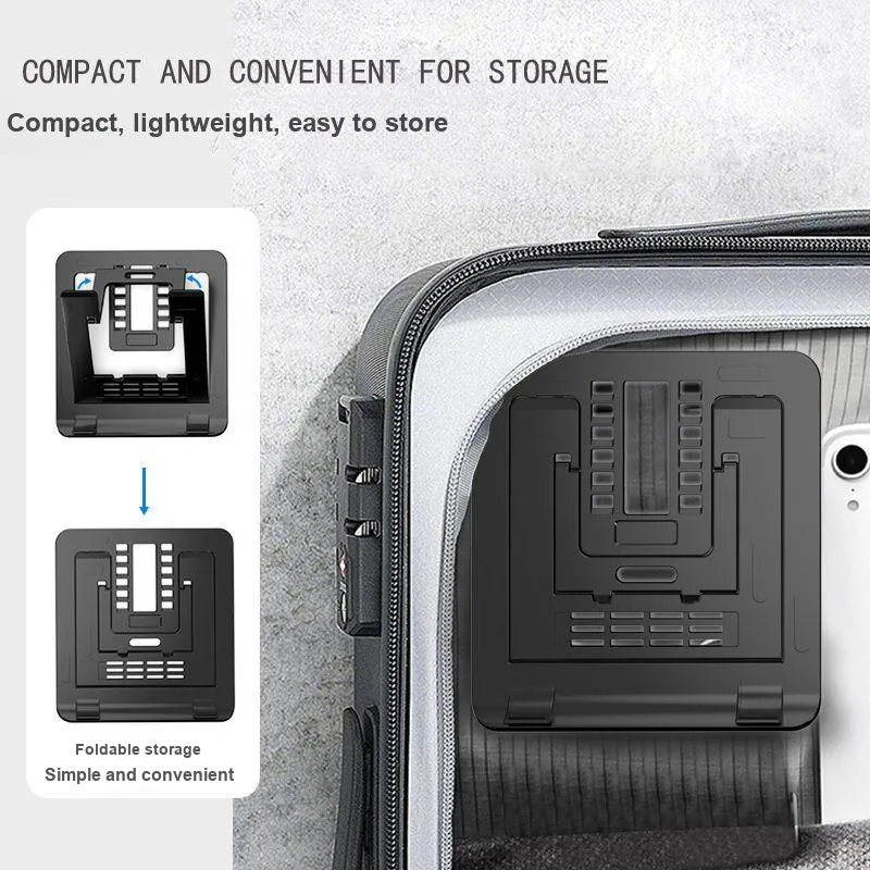LUCK OU Tablet Stands Adjustable Radiator, Foldable And Portable, Upright Heightening Desk Stand-4
