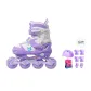 Purple Backpack with Music Box and Helmet Protective Gear