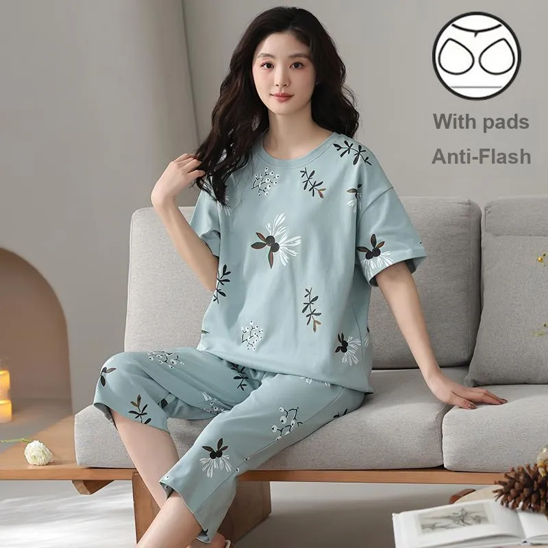 GOSO Pajama Set Women's Turquoise-3