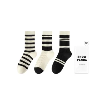 XXLLG Mid Calf Socks Women's Shopping Bag 3 Pack