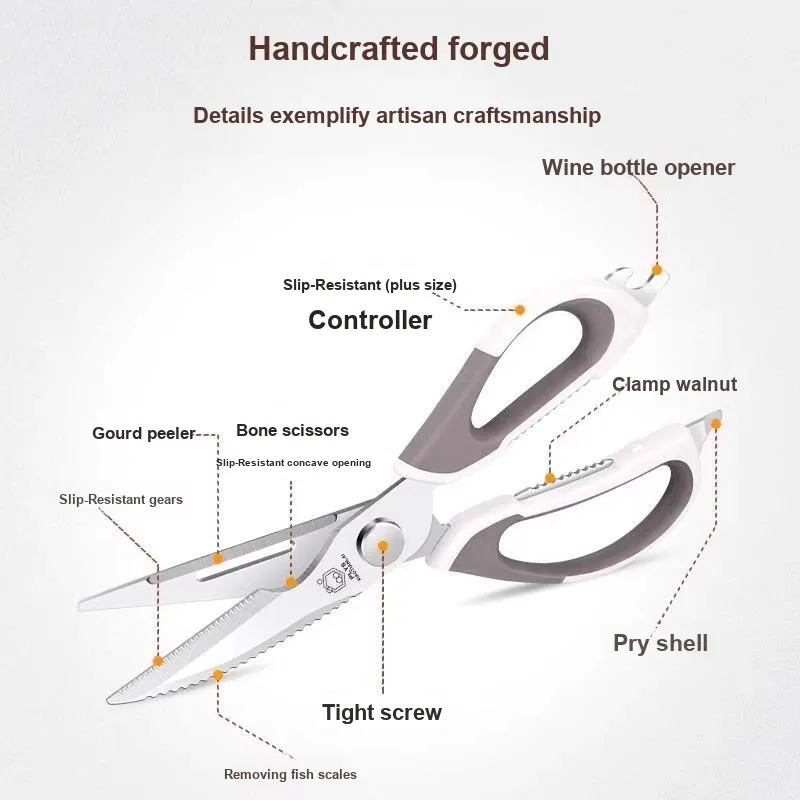 CHUANGMUGONGFANG Household Scissors-2