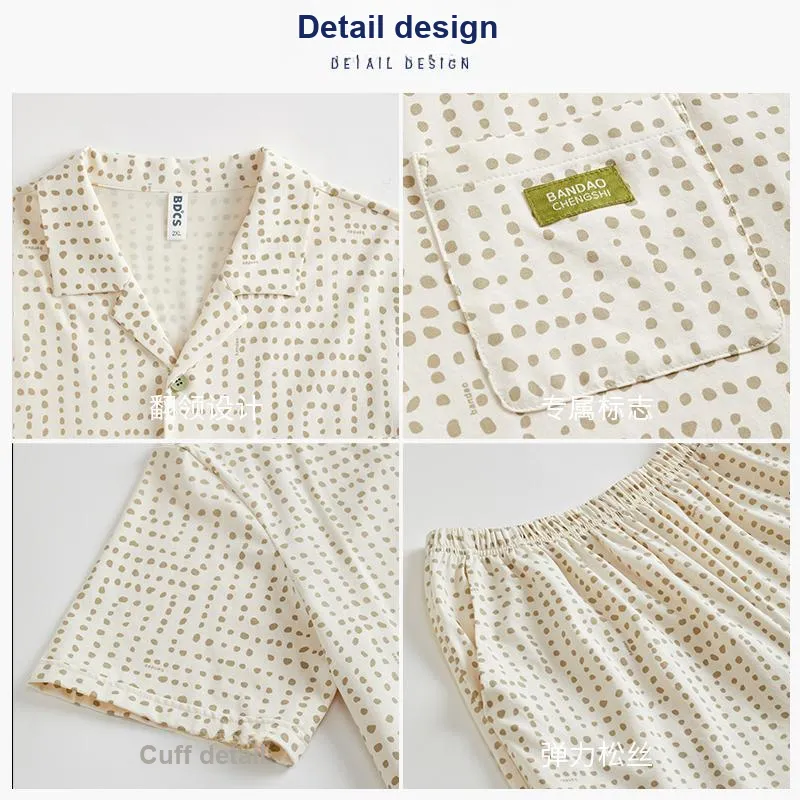 Peninsula City Pajama Set Apricot Men's-2