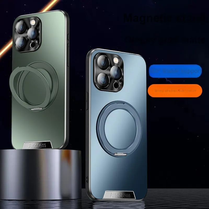 Mivana TPU Material Magnetic Rotating Stand High End Look Phone Cases Suitable For OPPO Reno 11 Business Formal-1