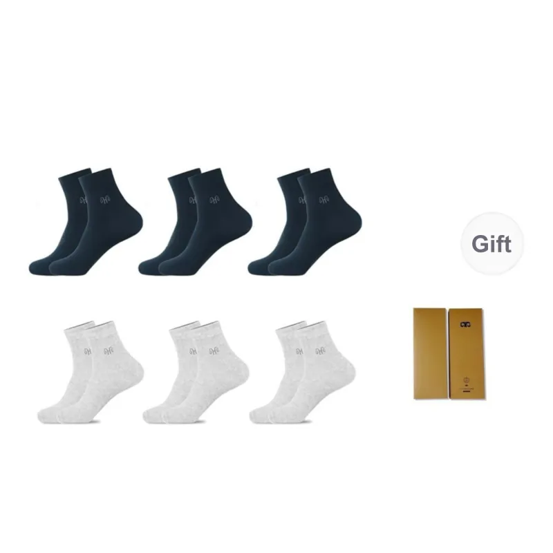 H YXIANG Mid Calf Socks Unisex Combo Set-3
