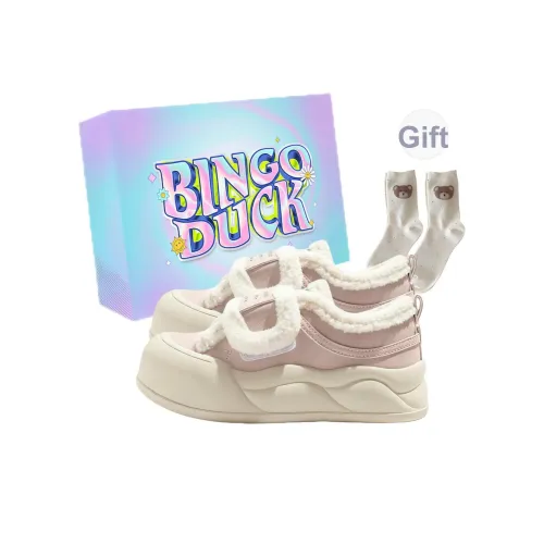 BINGO DUCK Низкие кроссовки для скейтбординга с покрытием женские розовые