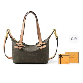 MashaLanti PVC And Synthetic Leather Dumpling Bag Handbags Women's Coffee With Tea