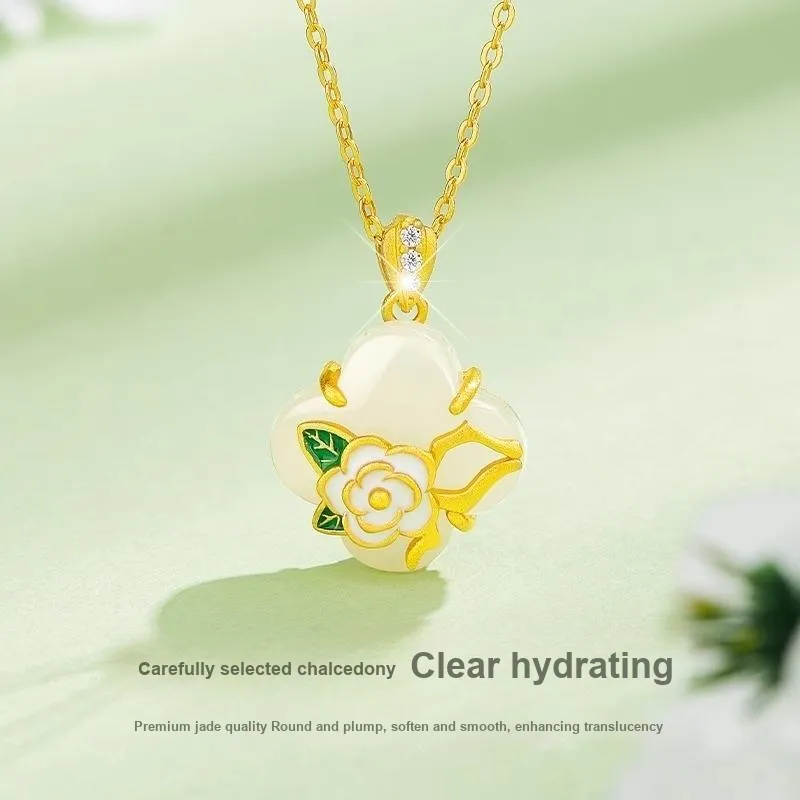 Ostantin Chalcedony Necklaces Women's-3