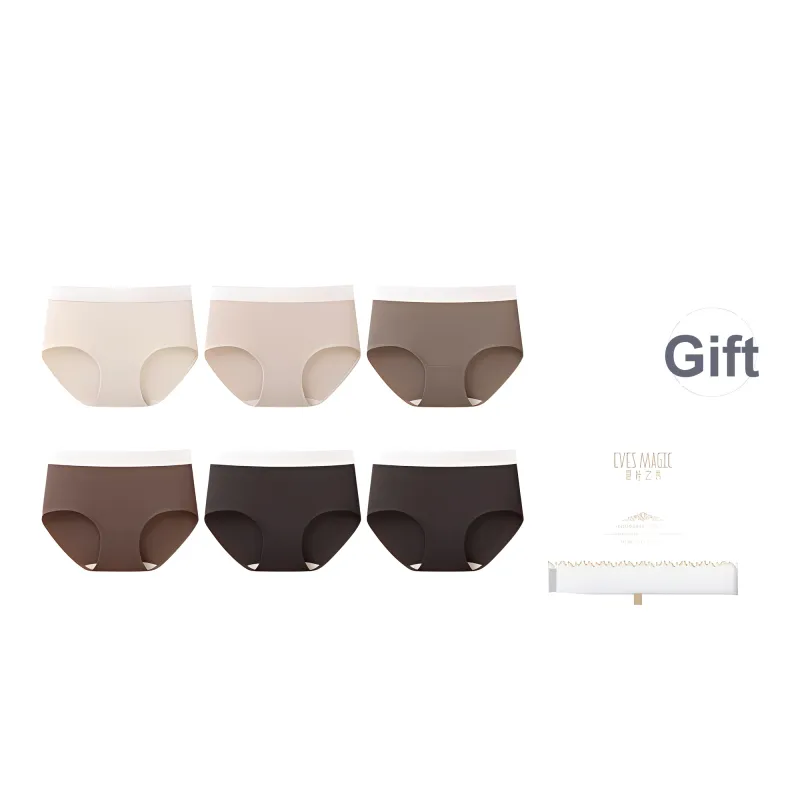 XIA.WA.ZHI.XIU Underpants Women's Shopping Bag 6 Pack-16