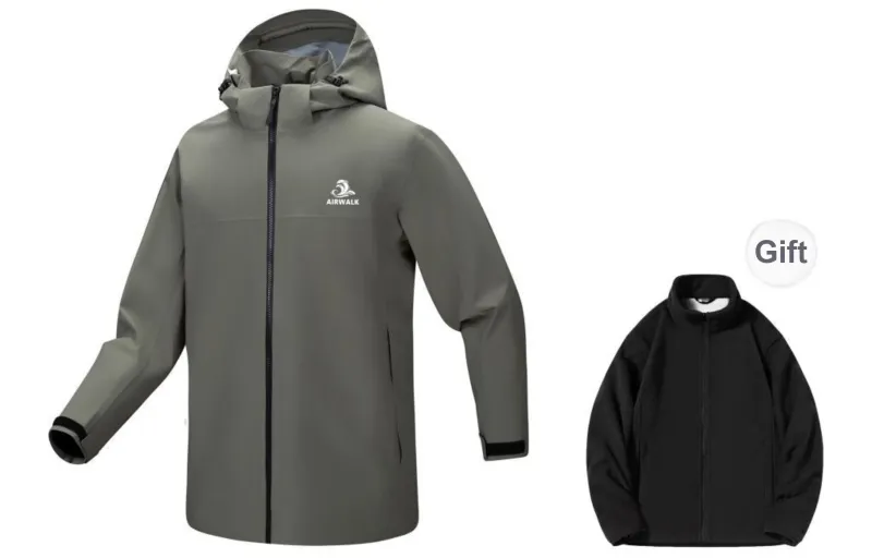Airwalk Hiking Waterproof And Windproof Windbreaker Jacket Unisex-7