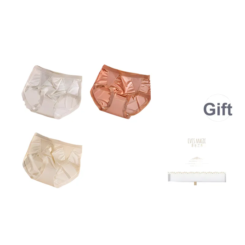 XIA.WA.ZHI.XIU Underpants Women's Shopping Bag 3 Pack-8