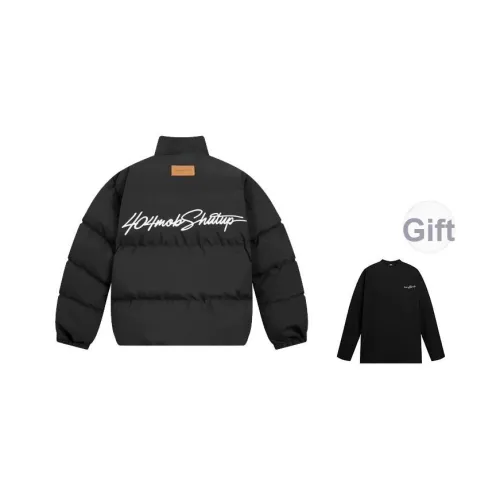 404MOB GANG Пуховая куртка Унисекс Черный